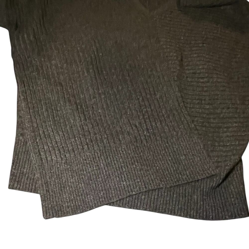 Vince Designer Wool/Yak Crop Pullover Knit Sweater Chunky Ribbed Texture Small - Picture 4 of 6